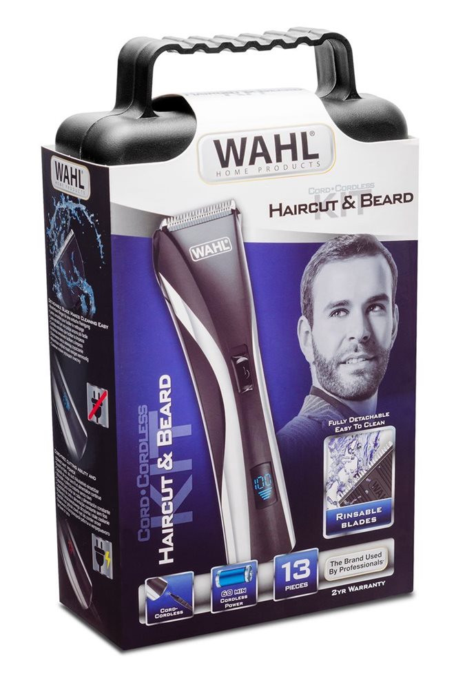 Rechargeable & Wahl Beard | Haircut Global (13pc)