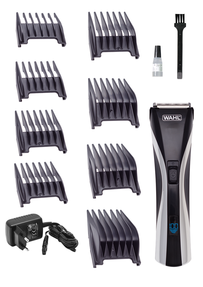 wahl cord cordless rechargeable haircut & beard lcd 13 piece