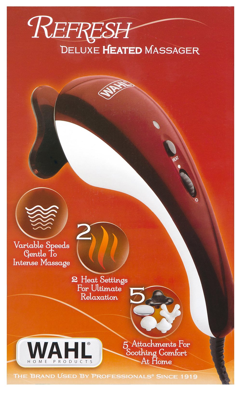 Wahl Heat Therapy Heated Therapeutic Massager, Massagers